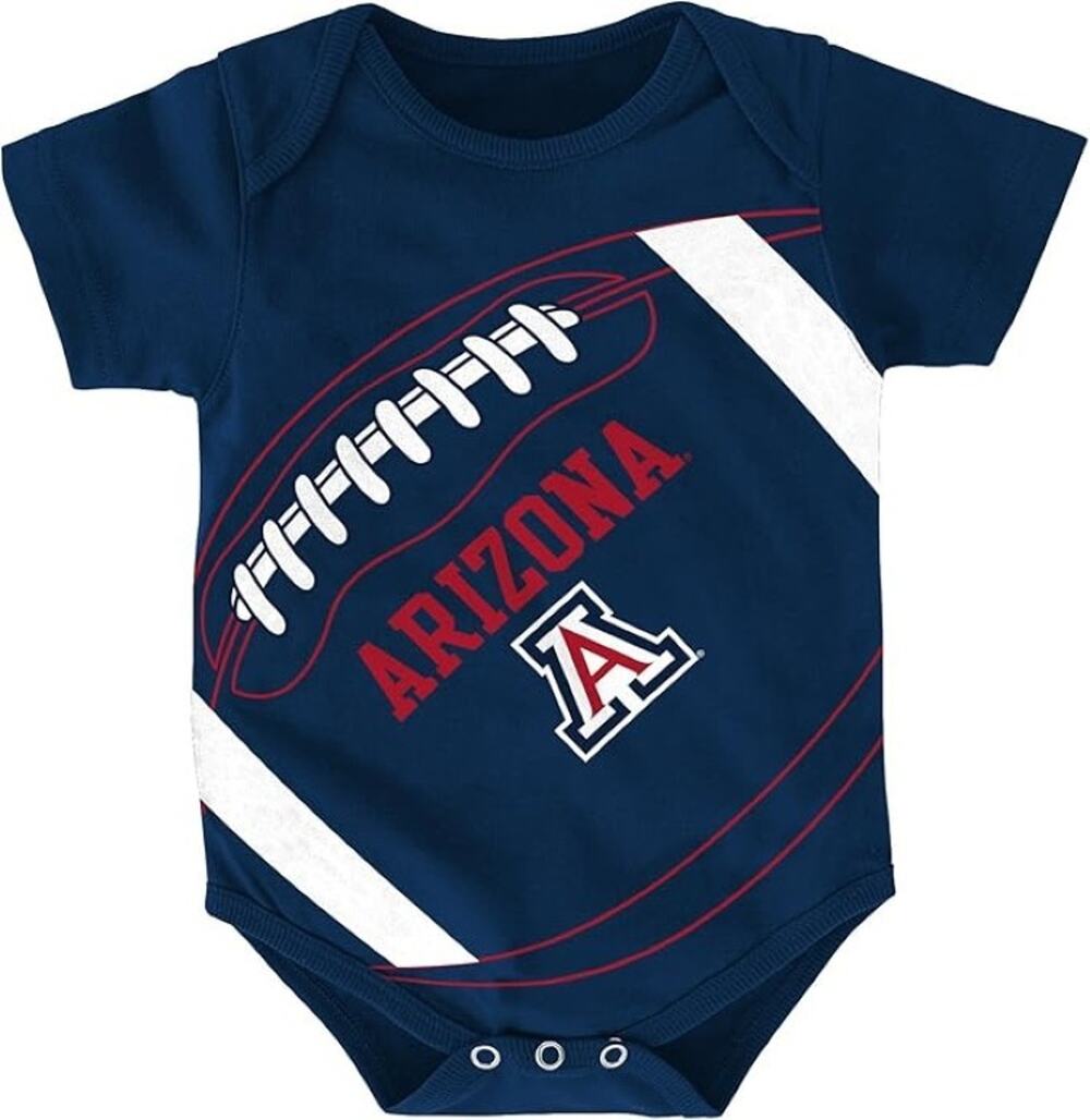 Infant Arizona Wildcats NCAA "Fanatic" Football Creeper - Navy